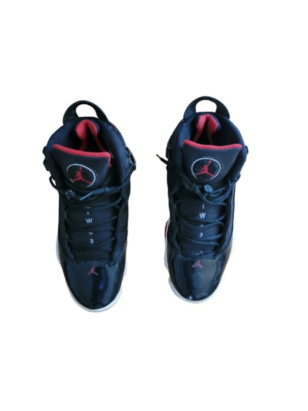 Jordan 6 Rings Mens Bred US 11.5 EU 45.5 UK 10.5 Black Red White
